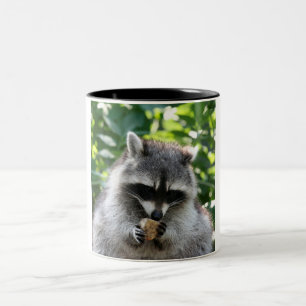 Caneca De Café Em Dois Tons Guaxinim 004