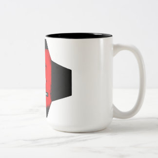 Caneca De Café Em Dois Tons GUERRAS DE CAMPO Equipe de futebol herdada