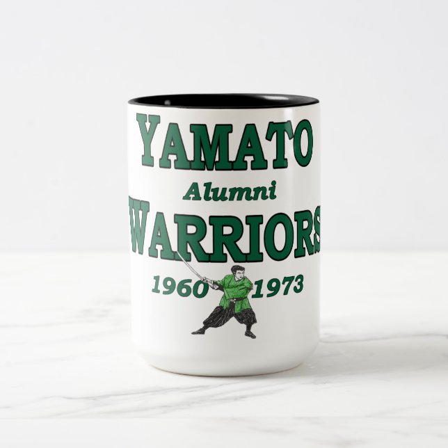 Caneca De Café Em Dois Tons Guerreiros de Yamato HS Japão (Centro)