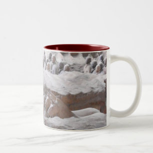 CANECA DE CAFÉ EM DOIS TONS GUERREIROS DO TERRACOTTA