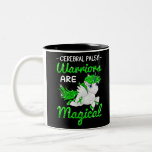 Caneca De Café Em Dois Tons guerreiros paralelos crebrais são mágicos
