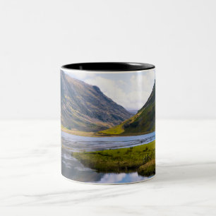 Caneca De Café Em Dois Tons guisado natural, montanha