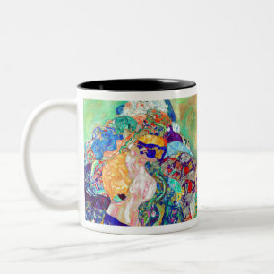 Caneca De Café Em Dois Tons Gustav Klimt Baby Cradle