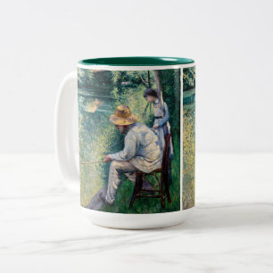 Caneca De Café Em Dois Tons Gustave Caillebotte - Angling
