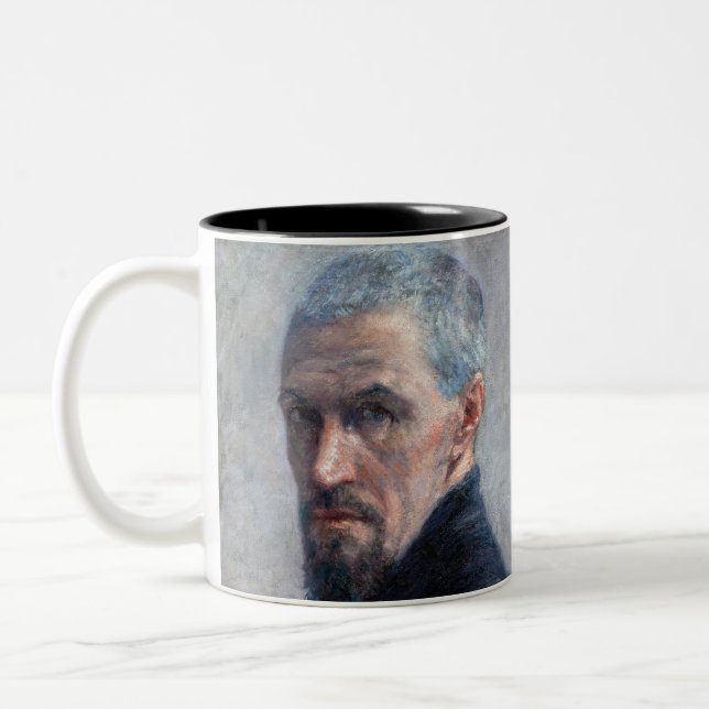 Caneca De Café Em Dois Tons Gustave Caillebotte - Auto-retrato (Esquerda)