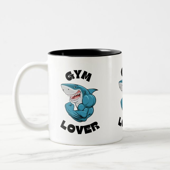 Caneca De Café Em Dois Tons Gym Lover (Esquerda)