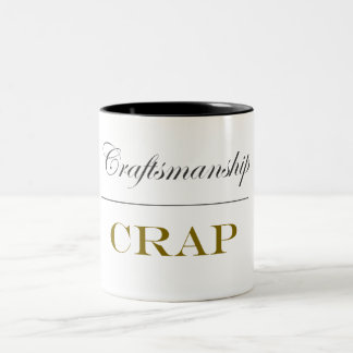 Caneca De Café Em Dois Tons Habilidade sobre o excremento (15 onças)