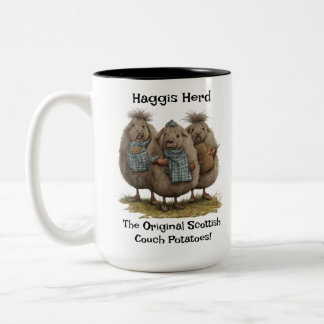 Caneca De Café Em Dois Tons Haggis Herd Mug