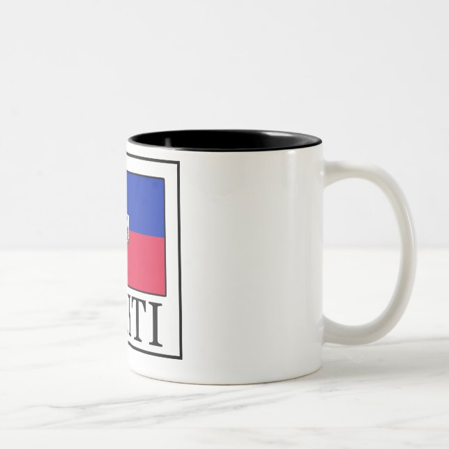 Caneca De Café Em Dois Tons Haiti (Direita)