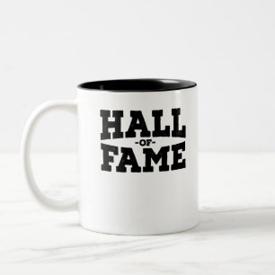 Caneca De Café Em Dois Tons Hall da fama