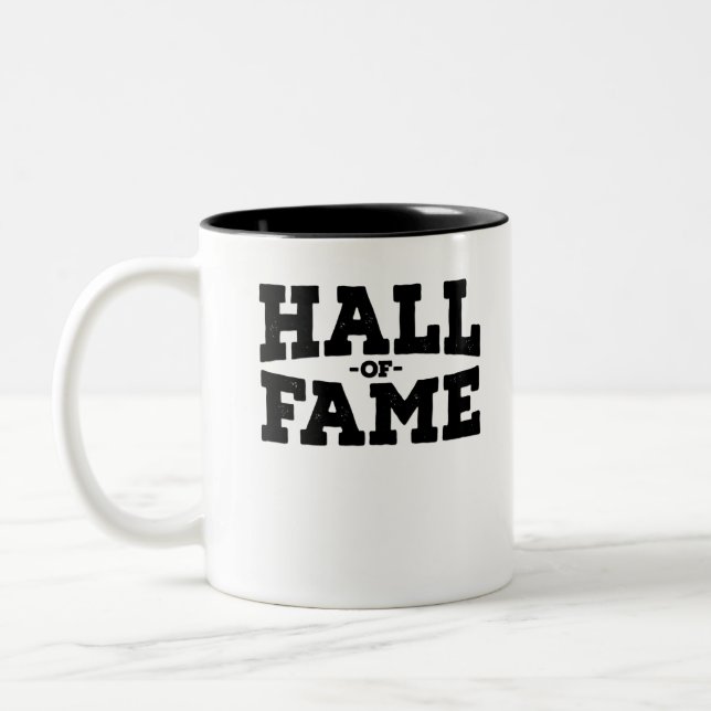 Caneca De Café Em Dois Tons Hall da fama (Esquerda)