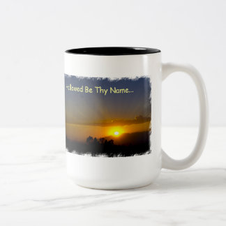 Caneca De Café Em Dois Tons Hallowed seja Thy nome