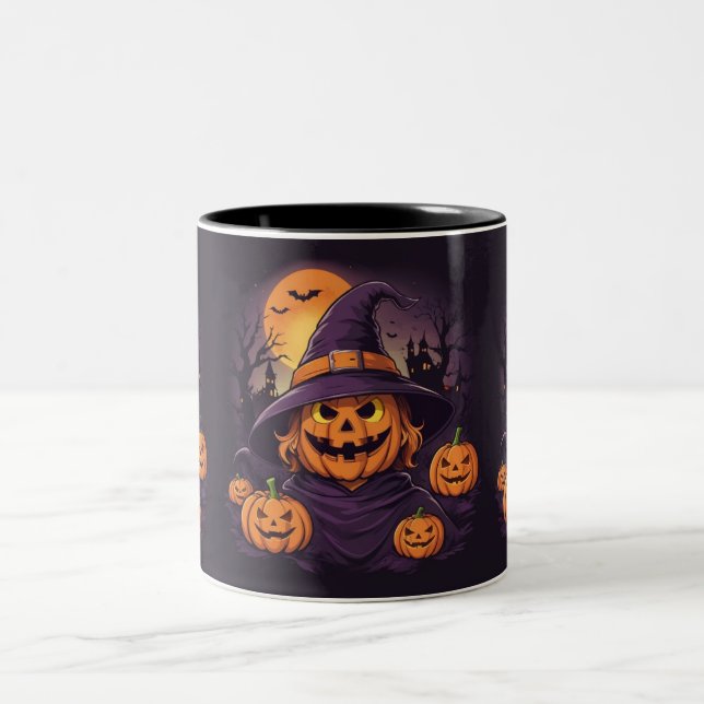 Caneca De Café Em Dois Tons Halloween - (Centro)