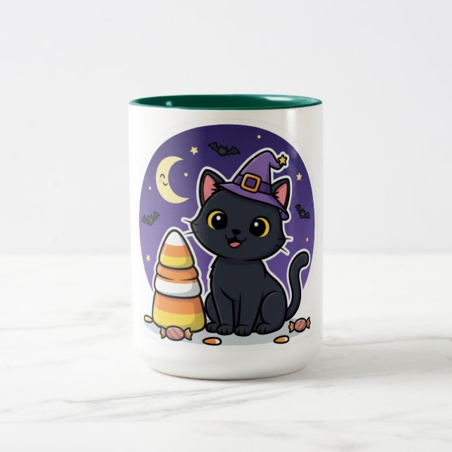 Caneca De Café Em Dois Tons Halloween (Centro)
