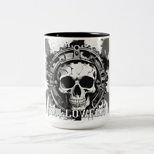 Caneca De Café Em Dois Tons Halloween (Centro)