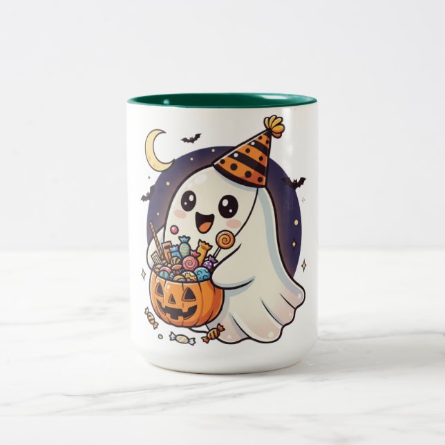 Caneca De Café Em Dois Tons Halloween  (Centro)