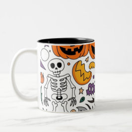 Caneca De Café Em Dois Tons Halloween 2024