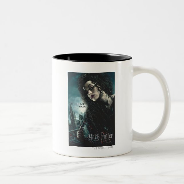 Caneca De Café Em Dois Tons Halloween - Bellatrix Lestrange 2 (Direita)
