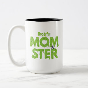 CANECA DE CAFÉ EM DOIS TONS HALLOWEEN BOOTIFUL MOMSTER