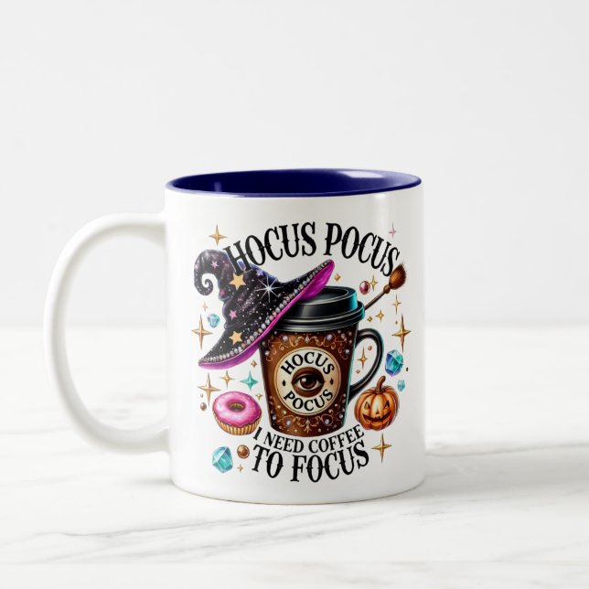 Caneca De Café Em Dois Tons Halloween de Pocus (Esquerda)