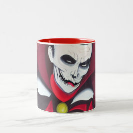 Caneca De Café Em Dois Tons Halloween Dracula