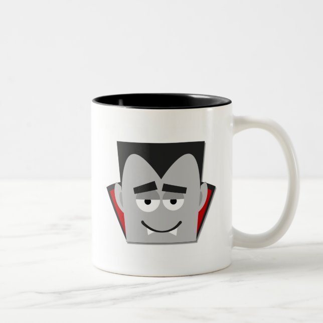 Caneca De Café Em Dois Tons Halloween Dracula T-shirts e presentes (Direita)