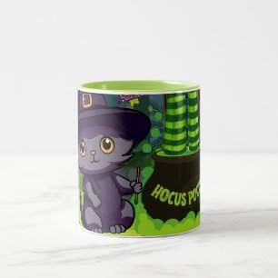 Caneca De Café Em Dois Tons Halloween Hocus Pocus