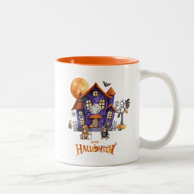Caneca De Café Em Dois Tons Halloween Mug (Direita)