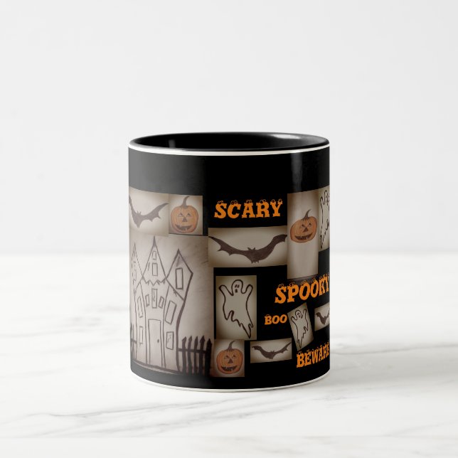 Caneca De Café Em Dois Tons Halloween Mug (Centro)