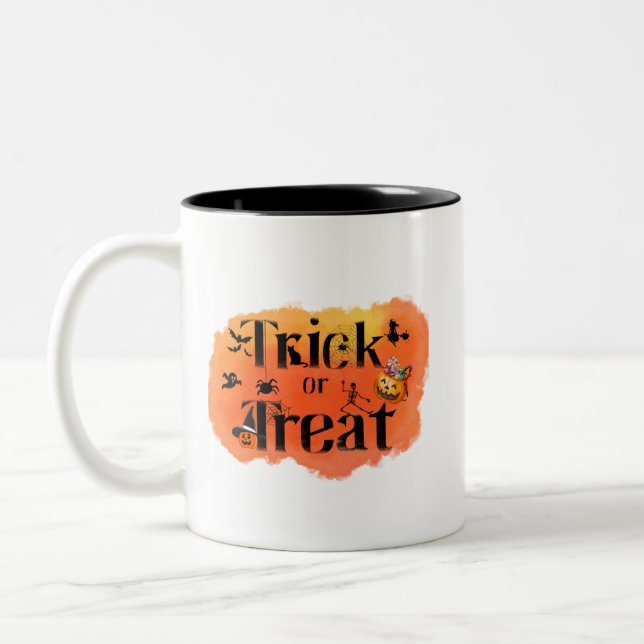 Caneca De Café Em Dois Tons Halloween Mug (Esquerda)
