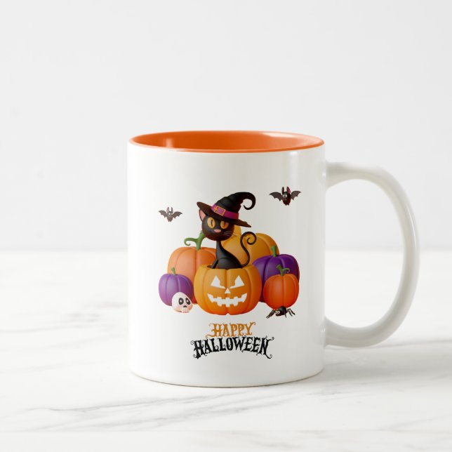 Caneca De Café Em Dois Tons Halloween Mug (Direita)