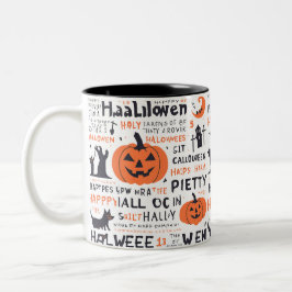 Caneca De Café Em Dois Tons Halloween Mugs