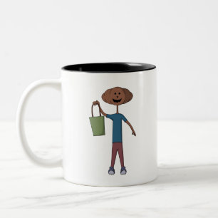 Caneca De Café Em Dois Tons Halloween Spooky Pumpkin