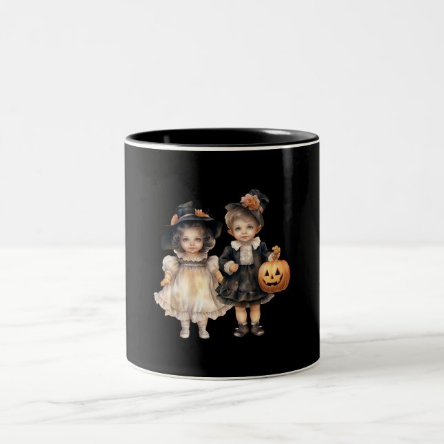Caneca De Café Em Dois Tons Halloween Tasse & Becher (Centro)
