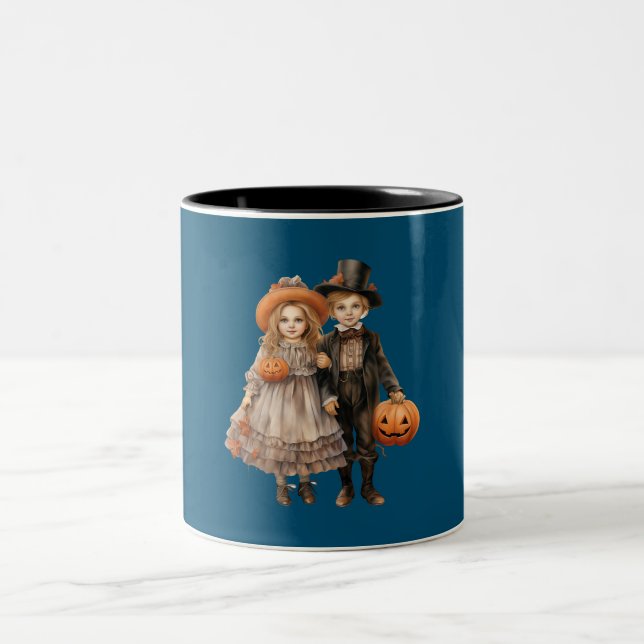 Caneca De Café Em Dois Tons Halloween Tasse & Becher (Centro)