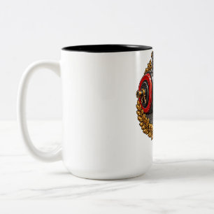 Caneca De Café Em Dois Tons Halteres de musculação - Treinamento de força Giná