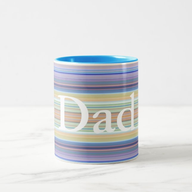 Caneca De Café Em Dois Tons HAMbyWG - Coffee Mug - Crystal Stripe (Centro)