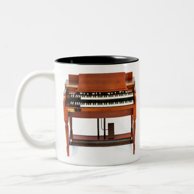 Caneca De Café Em Dois Tons Hammond B3 (Esquerda)