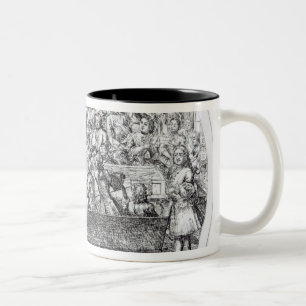 Caneca De Café Em Dois Tons Handel que conduz um oratório, c.1740