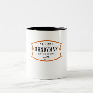 Caneca De Café Em Dois Tons Handyman Masternote Edition - Fixologista