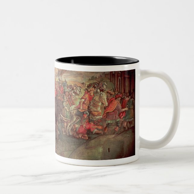 Caneca De Café Em Dois Tons Hannibal que cruza os cumes (Direita)