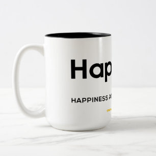 Caneca De Café Em Dois Tons Hapiglow 16oz Mug