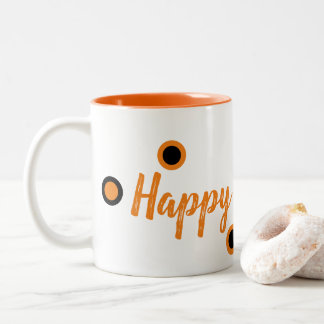 Caneca De Café Em Dois Tons Happy Halloween