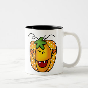 Caneca De Café Em Dois Tons Happy Jack O Lanterna