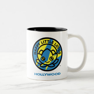 Caneca De Café Em Dois Tons Happy Little Lotus Hollywood Mug