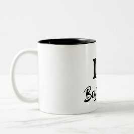 Caneca De Café Em Dois Tons Happy valentine's cute red heart 