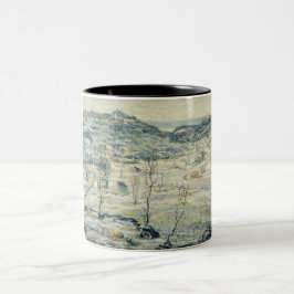 Caneca De Café Em Dois Tons Harlem Valley, no inverno (cena de Nova Iorque)