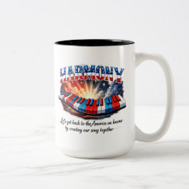 CANECA DE CAFÉ EM DOIS TONS HARMONIA