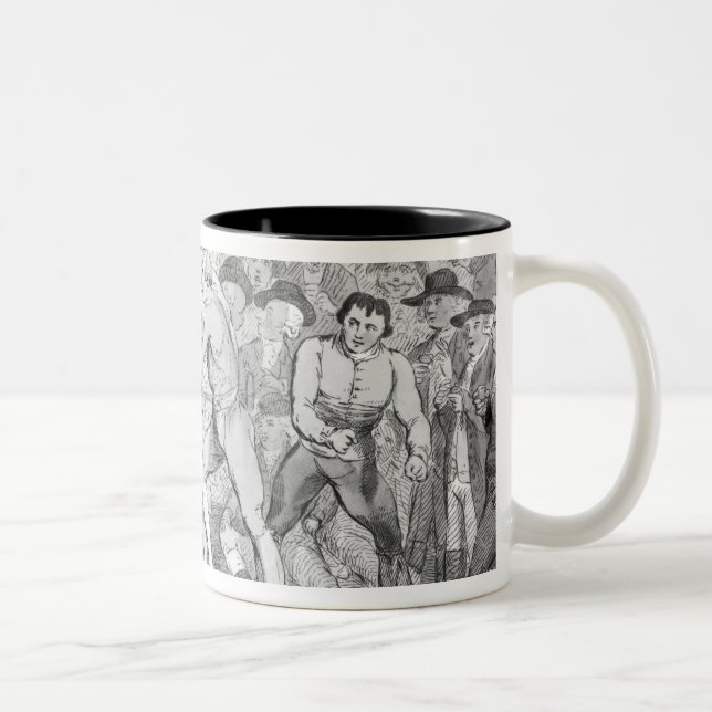 Caneca De Café Em Dois Tons Harmonia de encaixotamento entre Thomas Futrell & (Direita)