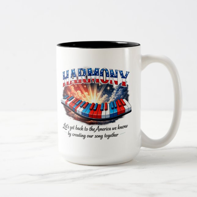 CANECA DE CAFÉ EM DOIS TONS HARMONY (Direita)
